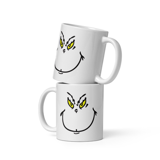 Grinch - White glossy mug