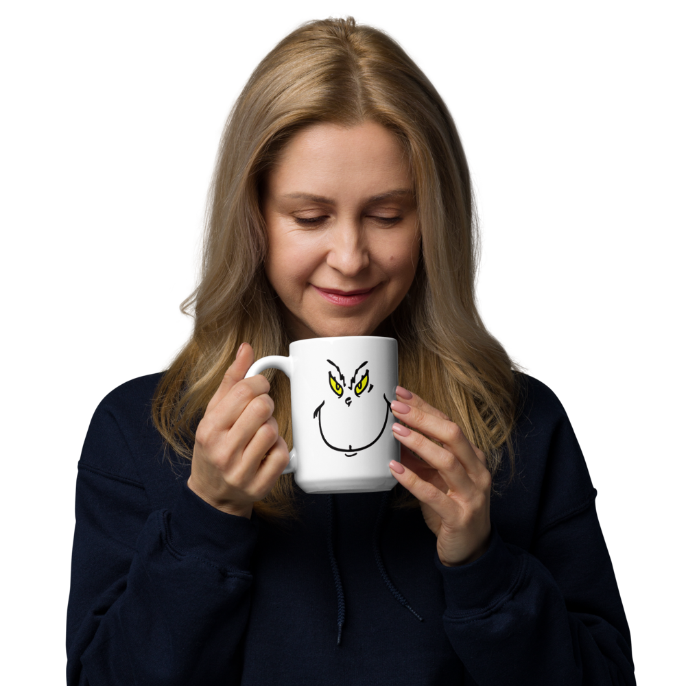 Grinch - White glossy mug